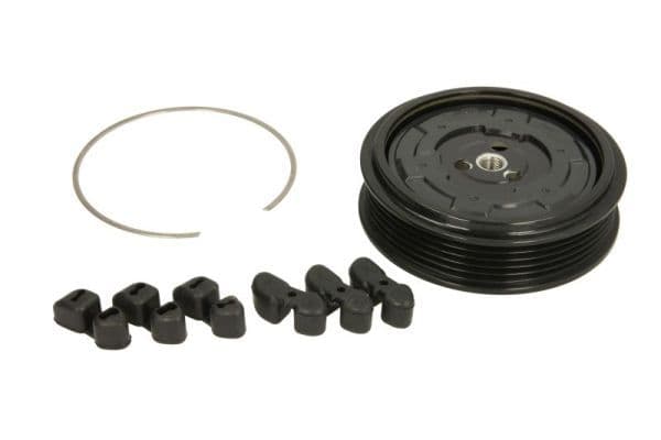 Airco compressor koppeling compleet (DENSO 5SE09C 12V 5PK 100mm) past: MITSUBISHI COLT VI  SMART FORFOUR 1.1-1.5D 01.04-06.12