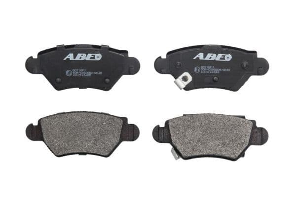 Remblokken set Achter , past: CHEVROLET ASTRA, CORSA, VIVA, ZAFIRA  OPEL ASTRA F, ASTRA F CLASSIC, ASTRA G, COMBO TOUR, CORSA C, ZAFIRA A, ZAFIRA B 1.2-2.2D 08.94-06.12