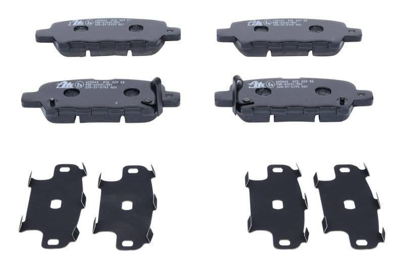 Remblokken set Achter , past: INFINITI EX, G, JX, M, M37, Q50, Q60, Q70, QX50 I, QX60  NISSAN ALTIMA, CUBE, ELGRAND, JUKE, LEAF, MAXIMA, MAXIMA VI, MAXIMA VII, MURANO I 1.2-Electric 06.01-