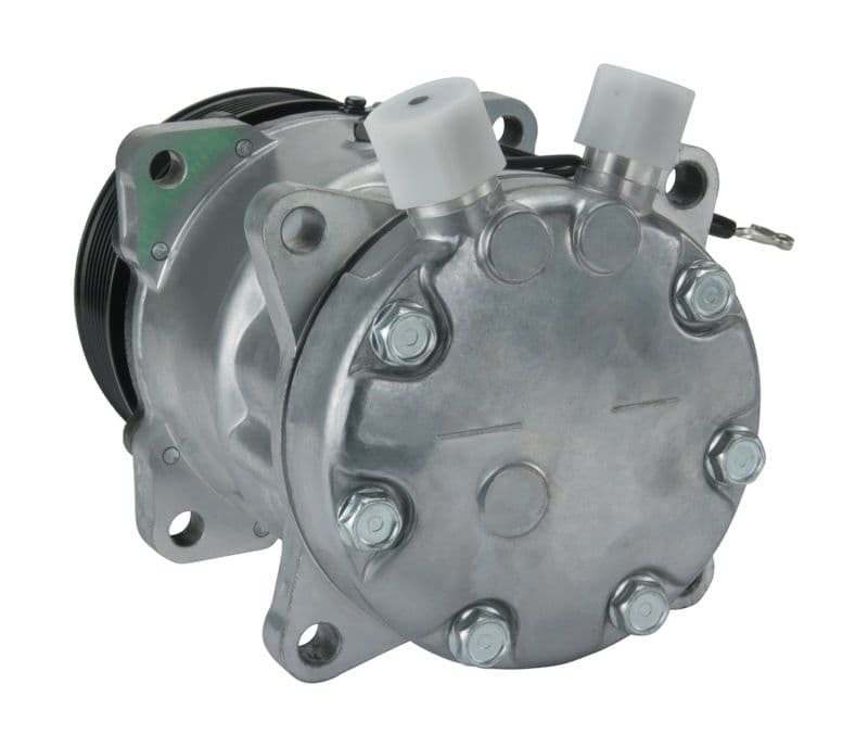 Airconditioning compressor 12V (R134a) past: CASE IH 110, 120, 130, 140, 120 2WD, 120 4WD, 130 2WD, 130 4WD, 135, 140 2WD, 140 4WD, 150, 155 2WD, 155 4WD, 165, 175 2WD, 175 4WD, 180, 190 2WD
