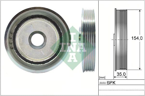 Belt Pulley, crankshaft