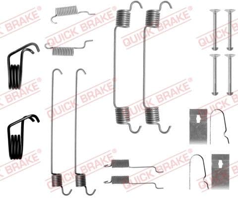 Accessory Kit, brake shoes