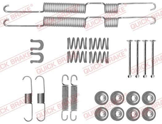 Accessory Kit, brake shoes