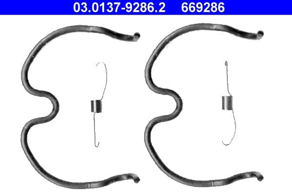 Accessory Kit, brake shoes