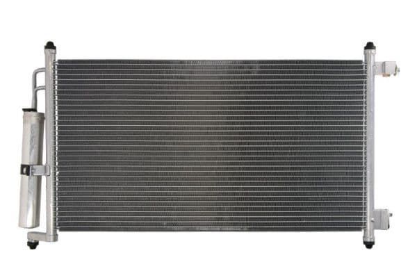 A/C condensator (met droger) past: NISSAN JUKE, MICRA C+C III, MICRA III, NOTE, PULSAR, TIIDA  RENAULT MODUS 1.2-1.8 01.03-