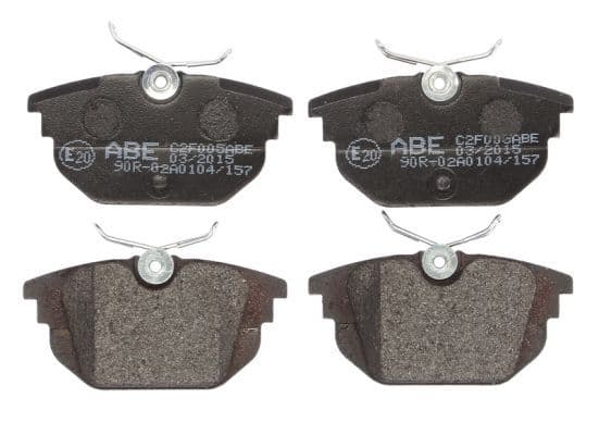 Remblokken set Achter , past: ALFA ROMEO 145, 146, 155, 33, ARNA, GT, GTV, SPIDER  FIAT 131, BARCHETTA, BRAVA, BRAVO I, COUPE, MAREA, PANDA, PUNTO, SEICENTO / 600, TEMPRA 0.9-Electric 09.74-09.10