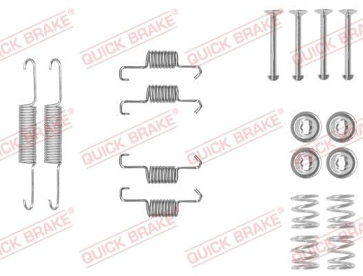 Accessory Kit, parking brake shoes