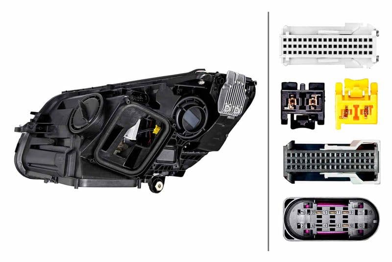 Koplamp Rechts (LED) past: MERCEDES C-KLASA S205, C-KLASA W205 12.18-