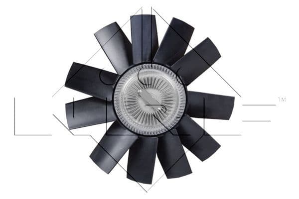 Ventilatorkoppeling past: VW LT 28-35 II, LT 28-46 II 2.5D 05.96-07.06