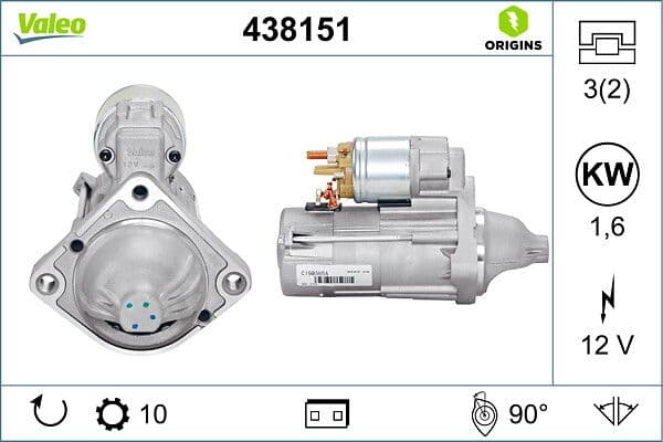 Starter (12V, 1,6kW, (en) new with a deposit) past: BMW 1 (E87), 3 (E46), 5 (E60), 5 (E61), X3 (E83) 2.0D/3.0D 04.98-06.11