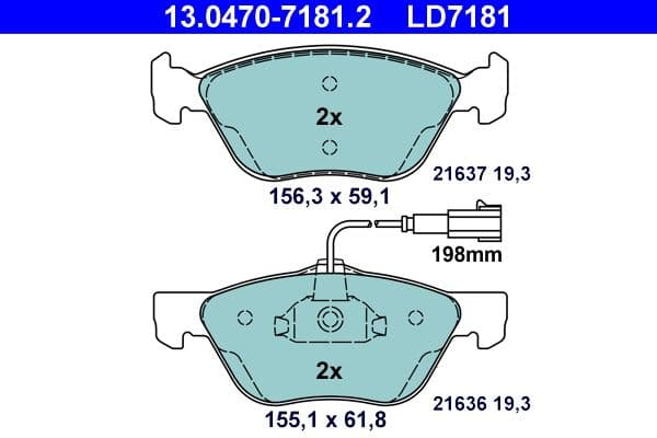 Brake Pad Set, disc brake