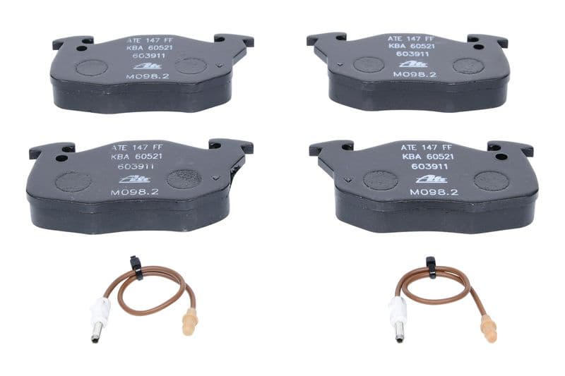 Remblokken set Voor , past: PEUGEOT 205, 205 I, 205 II, 305 II, 309, 309 I, 309 II, 405 I, 405 II  RENAULT 11, 18, 18 VARIABLE, 19 I, 19 I CHAMADE, 19 II, 19 II CHAMADE 1.0-Electric 05.77-11.98