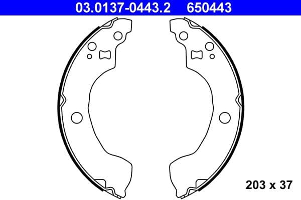 Brake shoe set