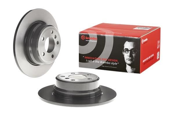 Brake disc Achter Links/Rechts past: BMW X5 (E53) 3.0/3.0D/4.4 01.00-12.06