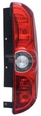 Achterlicht Links (kleur indicator wit, kleur van het glas red, enkele achterklep) past: FIAT DOBLO II  OPEL COMBO D 02.10-06.18