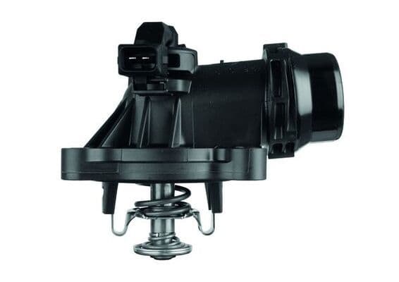 Thermostaat koelsysteem (105°C, in huisvesting) past: BMW 1 (E81), 1 (E82), 1 (E87), 1 (E88), 3 (E46), 3 (E90), 3 (E91), 3 (E92), 3 (E93), 5 (E60), X1 (E84), X3 (E83), Z4 (E85) 1.6-2.0D 12.00-06.15