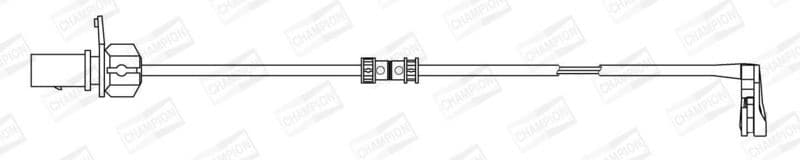 Warning Contact, brake pad wear