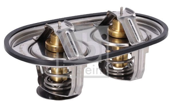 Thermostaat koelsysteem (89  96°C/96°C, met pakking) past: SCANIA F, G I, G II, K I, L, N BUS, P I, P II, R I, R II, S, T DC09.108-OC09.102 01.03-