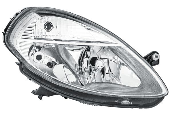 Koplamp Rechts (H3/H7/PY21W/W5W, met motor, kleur indicator: transparant) past: LANCIA YPSILON 843 10.03-09.06