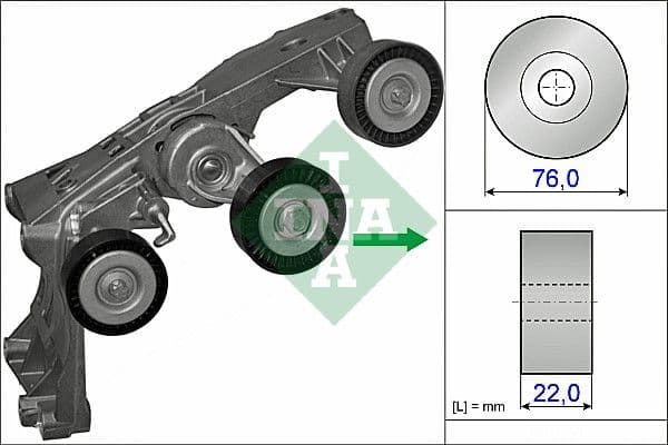 Multi-V riemspanner past: MERCEDES A (W169), B SPORTS TOURER (W245) 1.5-2.0CNG 09.04-06.12