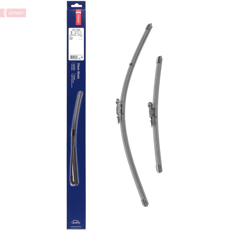 Wisserblad voegloos Voor Flat Blades 580/350mm past: NISSAN JUKE 06.10-12.19