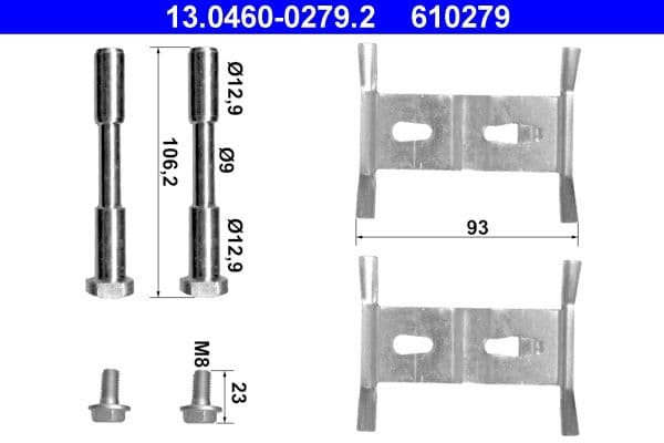 Accessory Kit, disc brake pad
