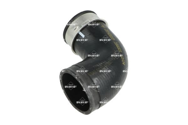 Intercooler slang Rechts (Achter/Top, diameter 58mm, lengte 170mm, zwart) past: AUDI A3  SEAT ALTEA, ALTEA XL, LEON, TOLEDO III  SKODA OCTAVIA II, SUPERB II  VW CADDY III, EOS 1.9D/2.0D 05.03-06.13