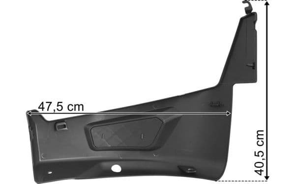 Bumper element (bumper hoek) Achter Rechts past: RVI D 01.13-