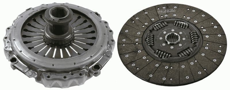 Koppelingskit (430mm, nieuw) past: MERCEDES ACTROS, ACTROS MP2 / MP3, AXOR, AXOR 2, ZETROS 04.96-