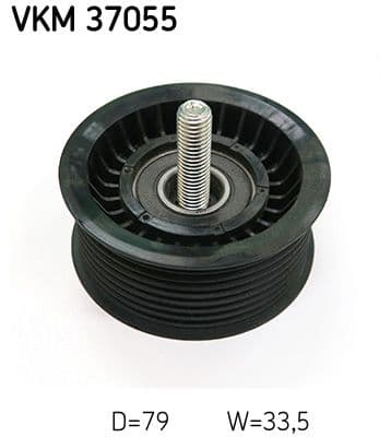 Multi V-riemschijf (plastic) past: JAGUAR F-TYPE, XF I, XJ, XK II  LAND ROVER RANGE ROVER III, RANGE ROVER IV, RANGE ROVER SPORT I, RANGE ROVER SPORT II 3.0/5.0 01.09-