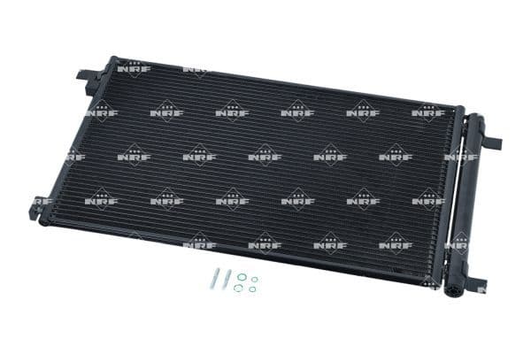 A/C condensator (met droger) past: CITROEN DS4  PEUGEOT 308, 308 I, RCZ 1.6 06.10-12.15