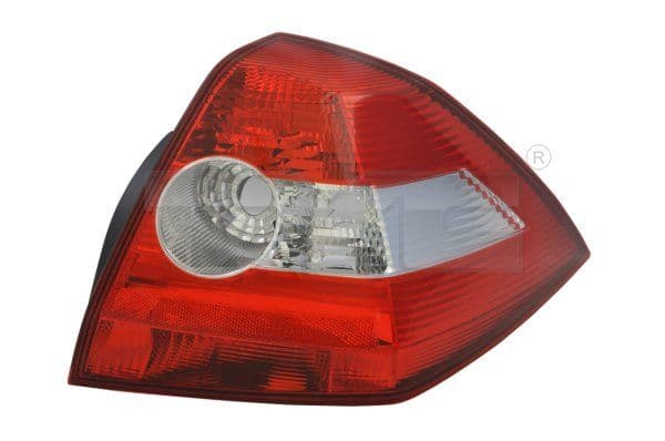 Achterlicht Links (kleur indicator wit, kleur van het glas red) past: RENAULT MEGANE II Saloon 11.02-12.05