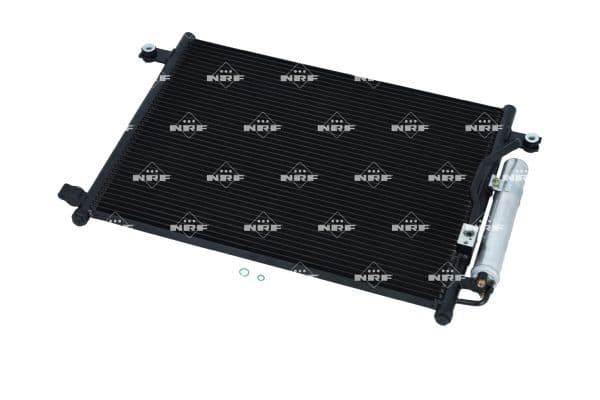 A/C condensator (met droger) past: CHEVROLET AVEO / KALOS  DAEWOO KALOS 1.2-1.6 09.02-