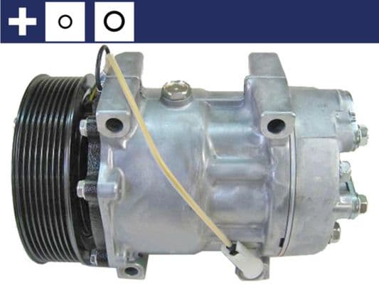 Airconditioning compressor past: VOLVO FH12, FH16, FH16 II, FH16 III, FM, FM II, FM10, FM12, FM9, FMX, NH12 08.93-