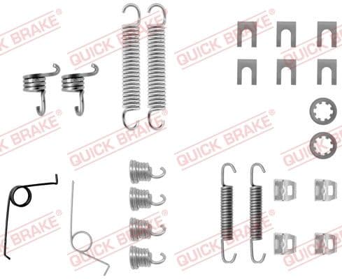 Accessory Kit, brake shoes