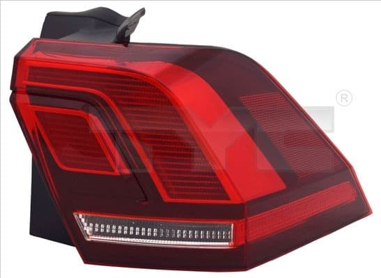 Achterlicht Rechts (extern, LED, kleur van het glas red) past: VW TIGUAN II 01.16-12.19
