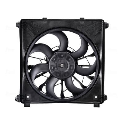 Radiatorventilator (met huisvesting) past: TESLA MODEL S Electric 09.12-