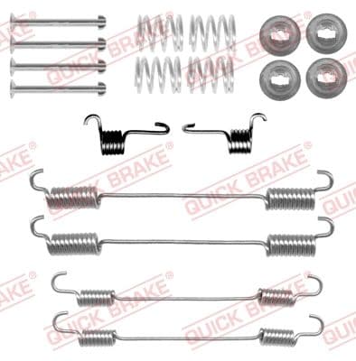 Accessory Kit, brake shoes
