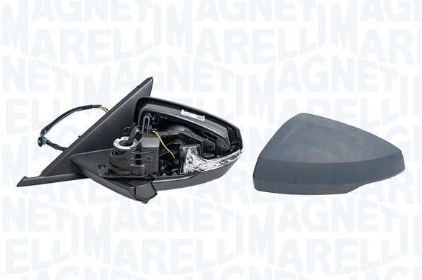 Zijspiegel Rechts (elektrisch, in reliëf, met verwarming, under-coated, met indicator) past: AUDI A1 GB 06.18-