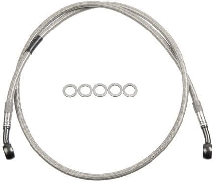 Remleiding/slang past: TRW Voor transparant, banjo past: DAELIM VL  HONDA CA, CBR, CMX, SLR, VF, VT, XL  HYOSUNG GA  SUZUKI GSX, GSX-R, GT  YAMAHA XT 125-1200 1979-2013