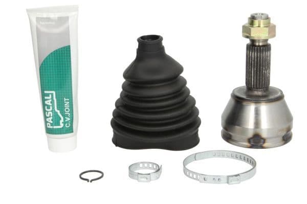 CV-gewricht buitenste Links/Rechts (25z/22z/56,5mm) past: FORD ESCORT V, ESCORT VI, FIESTA IV, ORION III, PUMA 1.3-2.0 07.90-06.02