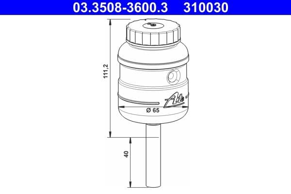 Expansion Tank, brake fluid