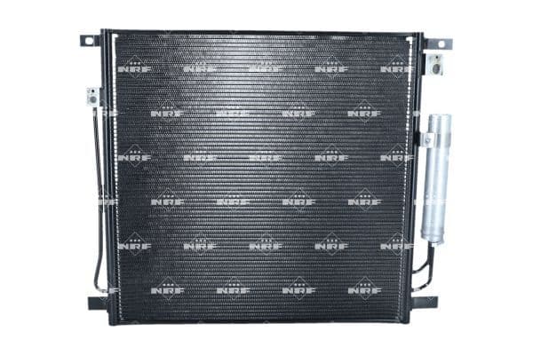 A/C condensator (met droger) past: FIAT FULLBACK  MITSUBISHI L200 / TRITON, PAJERO SPORT III 2.2D/2.4D/2.5D 11.14-