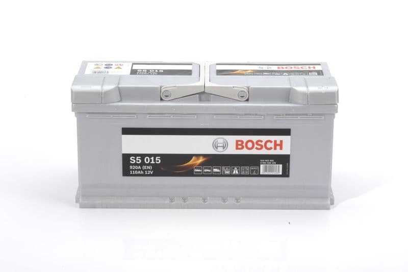 Batterij BOSCH 12V 110Ah/920A (EN) S5 (R+ standaard terminal) 394x175x190 B00 - geen montageflens (beginnen)