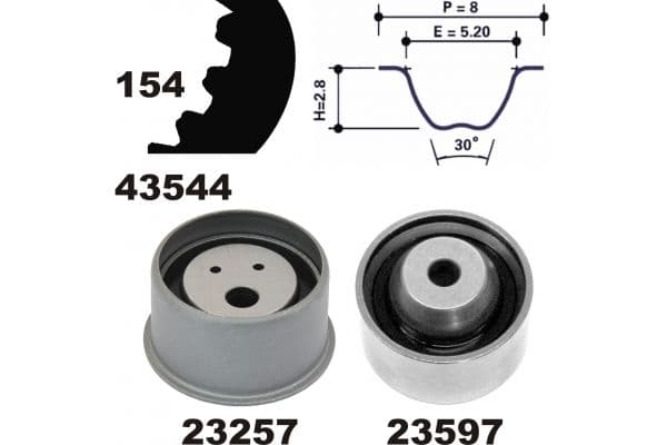 Gasveer universeel (10mm/22mm, L max-785mm, L2-350, 600N, 7b/7b) past: MASSEY FERGUSON 8000 8180/8210/8220/8220 XTRA