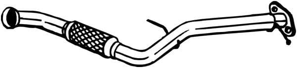 Uitlaatpijp Voor past: SUZUKI JIMNY 1.5D 12.03-