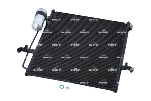 A/C condensator (met droger) past: MITSUBISHI L200 / TRITON 2.5D 11.05-12.15