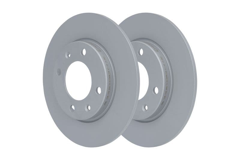 Brake disc Achter Links/Rechts past: CITROEN SAXO, XSARA, ZX  PEUGEOT 106 II, 206, 306 1.4-Electric 03.91-