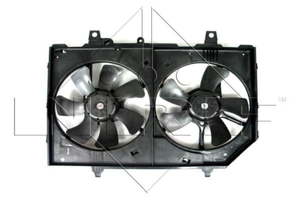 Radiatorventilator (met huisvesting) past: NISSAN X-TRAIL I 2.0/2.5 07.01-01.13