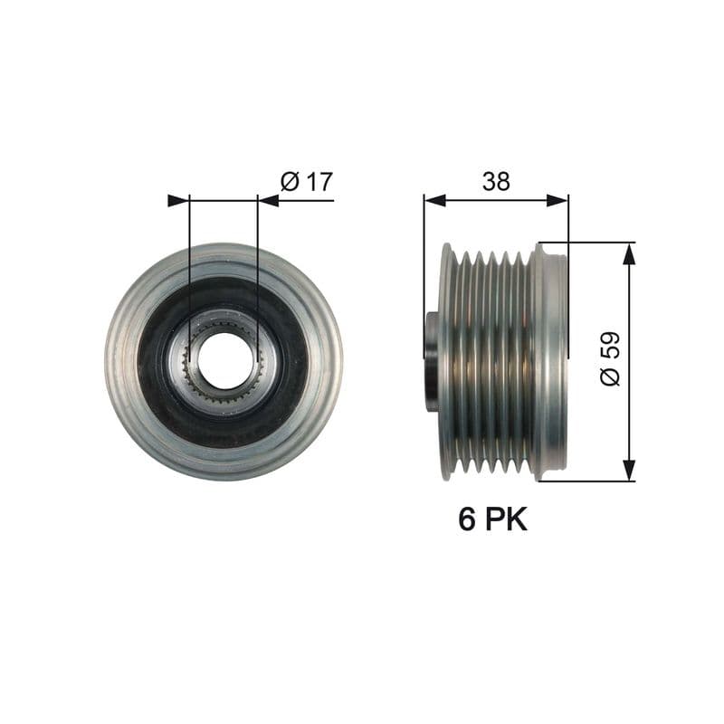 Alternator pulley